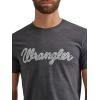 imageWrangler Mens Rope Logo TShirtCaviar Heather