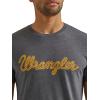 imageWrangler Mens Rope Logo TShirtCharcoal Heather
