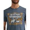 imageWrangler Mens Rope Logo TShirtMidnight Navy Heather