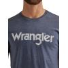 imageWrangler Mens Rope Logo TShirtNavy Heather