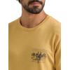 imageWrangler Mens Rope Logo TShirtPale Gold Heather