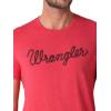 imageWrangler Mens Rope Logo TShirtRed Rope Logo