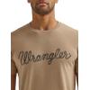 imageWrangler Mens Rope Logo TShirtTrench Coat Heather