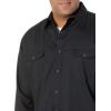 imageWrangler Mens Sport Western Basic Two Pocket Long Sleeve Snap ShirtBlack