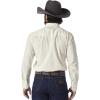 imageWrangler Mens Sport Western Basic Two Pocket Long Sleeve Snap ShirtLight Tan