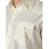 imageWrangler Mens Sport Western Basic Two Pocket Long Sleeve Snap ShirtLight Tan