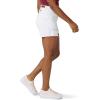 imageWrangler Womens 4quot Fray Jean ShortBright White