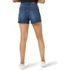 imageWrangler Womens 4quot Fray Jean ShortHudson