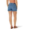 imageWrangler Womens 4quot Fray Jean ShortRocky