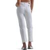 imageWrangler Womens Straight Crop JeanWhite