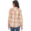 imageWrangler Womens Vintage Denim Snap ShirtFaded Pink Orange