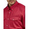 imageWranglermensPainted Desert Two Pocket Long Sleeve Button ShirtRed