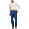 imageWrangler Mens Cowboy Cut Western Chambray Snap Long Sleeve Work ShirtStone