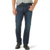 imageWrangler Mens FreetoStretch Regular Fit JeanBlackened Indigo
