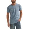 imageWrangler Mens Rope Logo TShirtAshley Blue Heather
