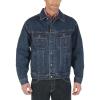 imageWrangler Mens Unlined Denim JacketAntique Indigo