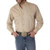 imageWranglermensPainted Desert Two Pocket Long Sleeve Button ShirtTan