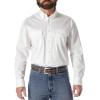 imageWranglermensPainted Desert Two Pocket Long Sleeve Button ShirtWhite