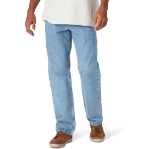 imageWrangler Authentics Mens Classic 5Pocket Relaxed Fit Cotton JeanStone Bleach