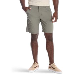 imageWrangler Authentics Mens Performance Comfort Flex Flat Front ShortArmy Green