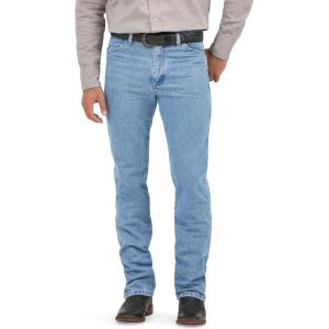 imageWrangler Mens Cowboy Cut Rigid Slim Fit JeanAntique Wash