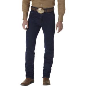 imageWrangler Mens Cowboy Cut Rigid Slim Fit JeanDark Stone