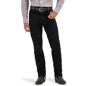 imageWrangler Mens Cowboy Cut Rigid Slim Fit JeanShadow Black
