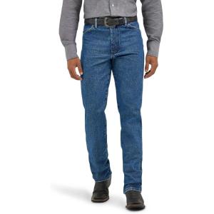 imageWrangler Mens Cowboy Cut Rigid Slim Fit JeanStonewash