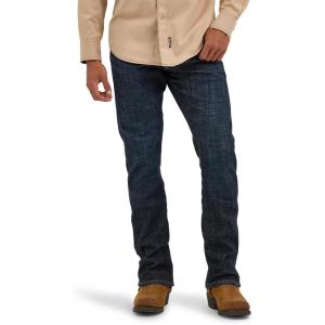 imageWrangler Mens Retro Slim Fit Boot Cut JeanDax
