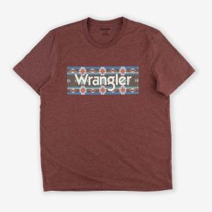 imageWrangler Mens Rope Logo TShirtMadder Brown Heather