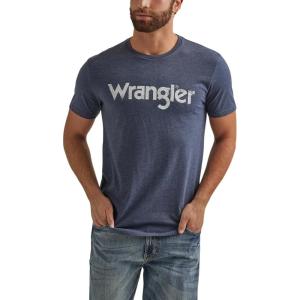 imageWrangler Mens Rope Logo TShirtNavy Heather