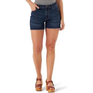 imageWrangler Womens 4quot Fray Jean ShortStockton