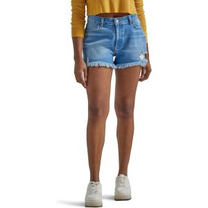 imageWrangler Womens MidRise Vintage Denim ShortLight Wash