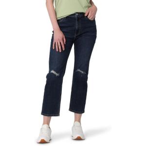 imageWrangler Womens Straight Crop JeanSalt Spray