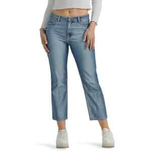 imageWrangler Womens Straight Crop JeanSunset