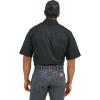 imageWrangler Black Sport Western Mens Collared Short Sleeve Snap Shirt 1071106BKBlack