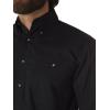 imageWrangler Mens Big ampamp Tall George Strait One Pocket Button Long Sleeve Woven ShirtDcBlack