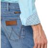 imageWrangler Mens Big ampamp Tall George Strait One Pocket Button Long Sleeve Woven ShirtDcBlue