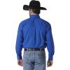 imageWrangler Mens Big ampamp Tall George Strait One Pocket Button Long Sleeve Woven ShirtDcRoyal Blue