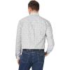 imageWrangler Mens Big ampamp Tall George Strait One Pocket Button Long Sleeve Woven ShirtDcWhite Grey