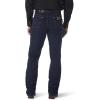 imageWrangler Mens Cowboy Cut Regular Fit Straight JeanNavy Stretch