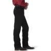 imageWrangler Mens Cowboy Cut Silver Edition Original Fit Boot Cut JeanBlack