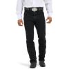 imageWrangler Mens Cowboy Cut Silver Edition Slim Fit Boot Cut JeansBlack