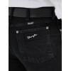 imageWrangler Mens Cowboy Cut Silver Edition Slim Fit Boot Cut JeansBlack