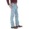 imageWrangler Mens Cowboy Cut Stretch Slim Fit JeansAntique Wash