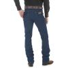 imageWrangler Mens Cowboy Cut Stretch Slim Fit JeansPrewash Indigo