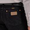 imageWrangler Mens Cowboy Cut Stretch Slim Fit JeansShadow Black