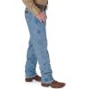 imageWrangler Mens Cowboy Cut Stretch Slim Fit JeansStone Bleach