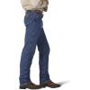 imageWrangler Mens George Strait Cowboy Cut JeansHeavyweight Stone Denim