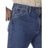imageWrangler Mens George Strait Cowboy Cut JeansHeavyweight Stone Denim